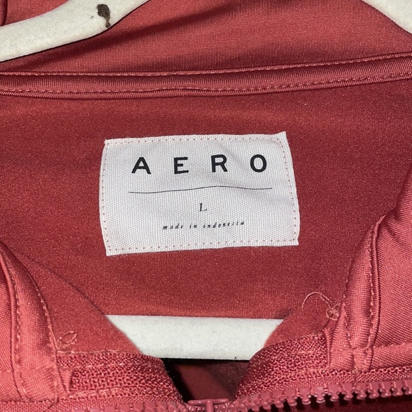 Aero Side Striped Red Jacket - Picture 3 of 3